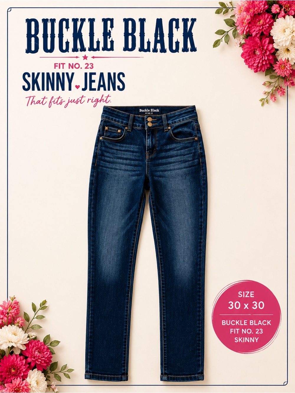 Buckle Black No. 53 Skinny Jeans